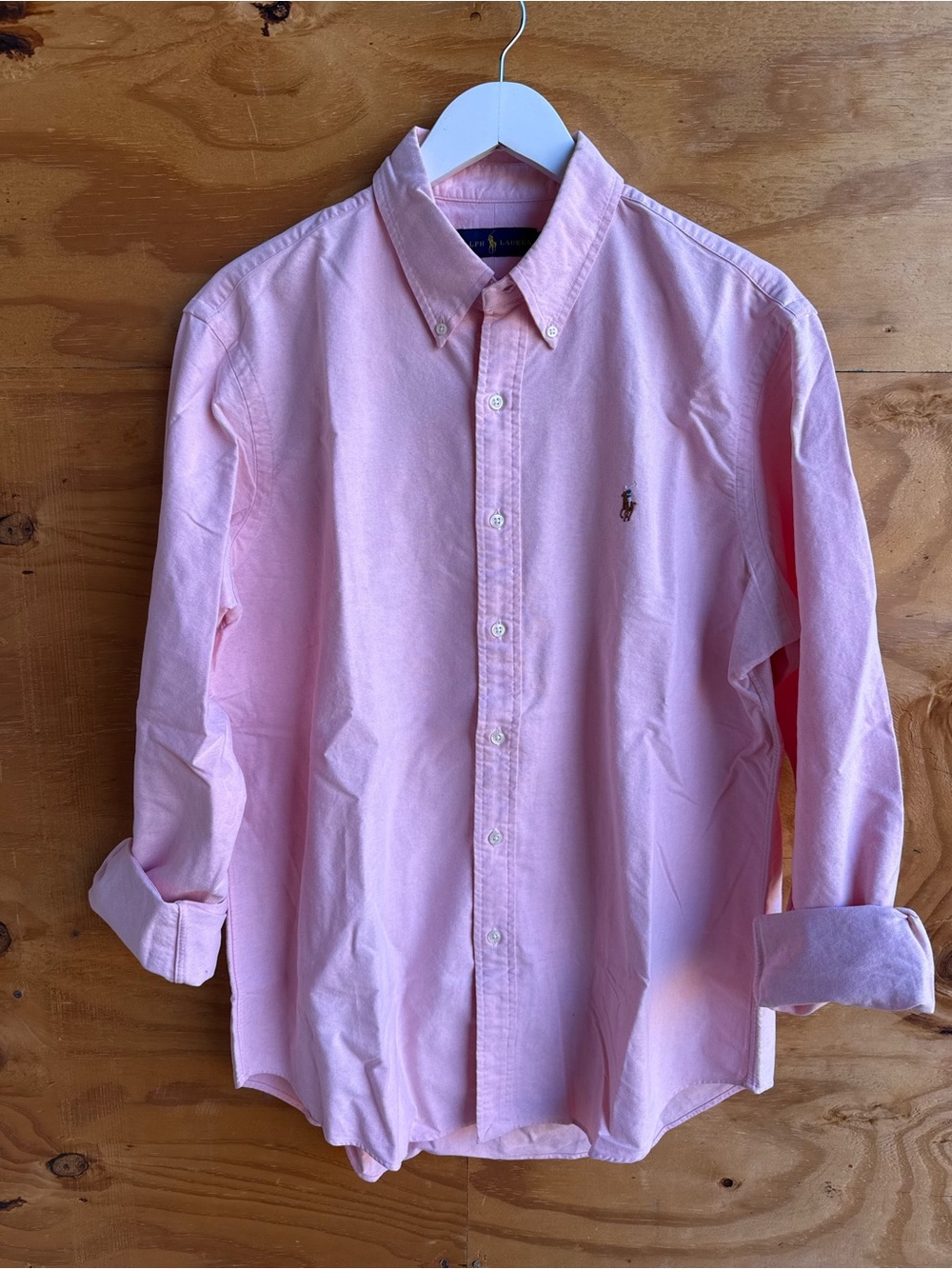 Polo Ralph Lauren Cotton Oxford Shirt Classic Fit : Pink : Large